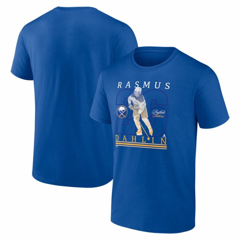 NHL Rasmus Dahlin Buffalo Sabres Player Show T-Shirt - Royal
