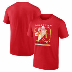 NHL Jonathan Huberdeau Calgary Flames Player Show T-Shirt - Red