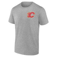 NHL Calgary Flames Glory Skates T-Shirt - Heather Gray