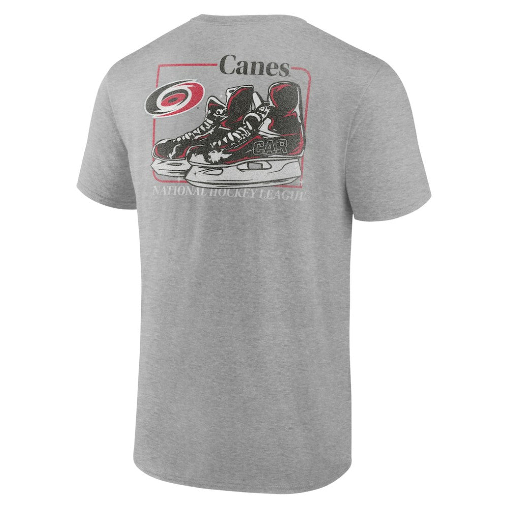 NHL Carolina Hurricanes Glory Skates T-Shirt - Heather Gray