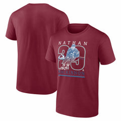 NHL Nathan MacKinnon Colorado Avalanche Player Show T-Shirt - Burgundy