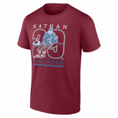 NHL Nathan MacKinnon Colorado Avalanche Player Show T-Shirt - Burgundy