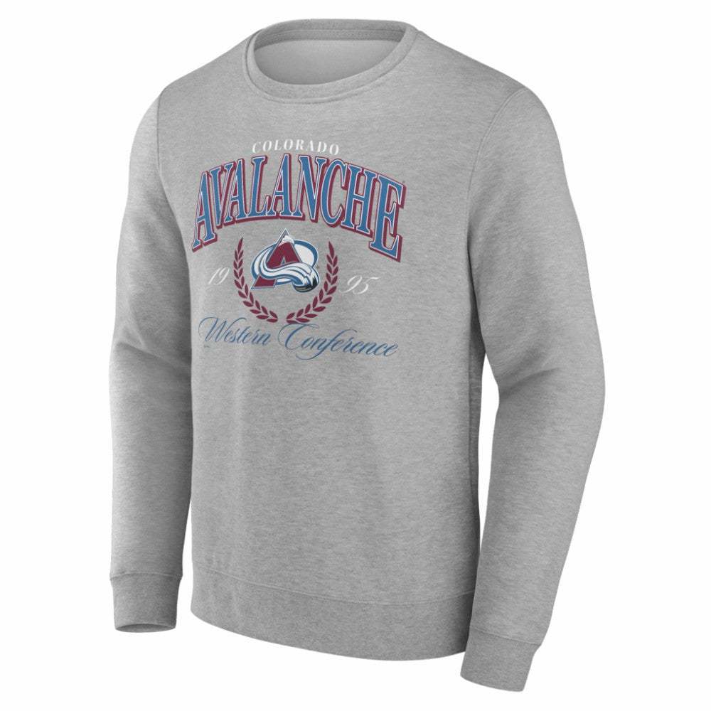 NHL Colorado Avalanche Reign Supreme Pullover Sweatshirt - Gray