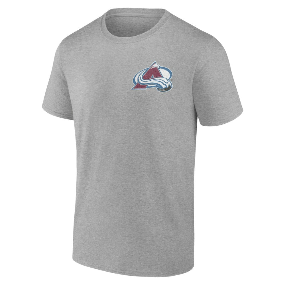 NHL Colorado Avalanche Glory Skates T-Shirt - Heather Gray