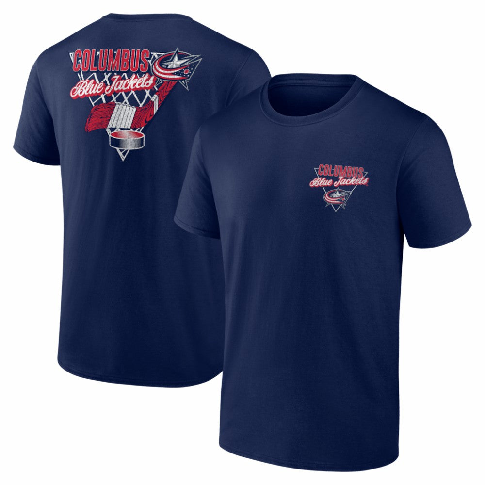NHL Columbus Blue Jackets Net Slap T-Shirt - Navy