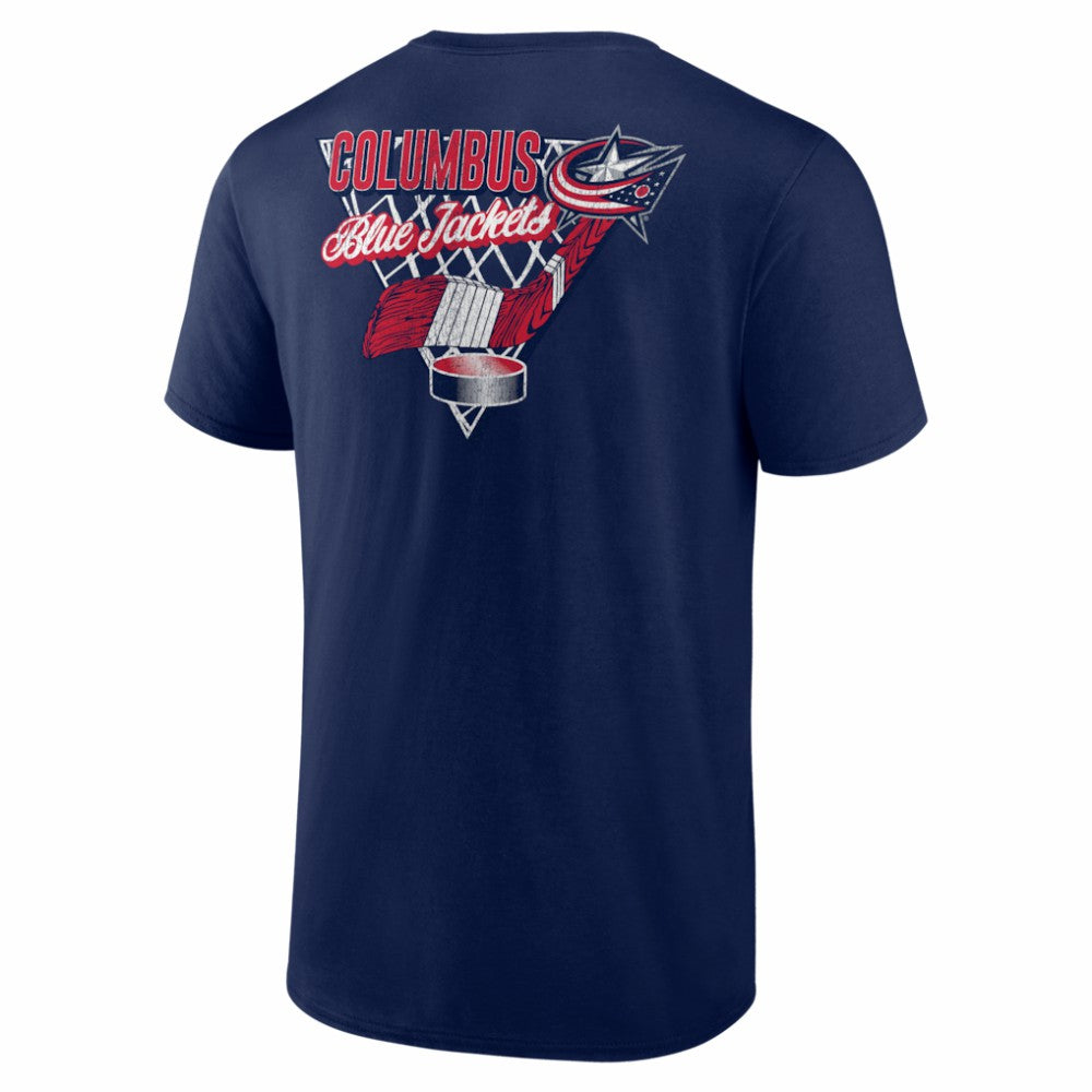 NHL Columbus Blue Jackets Net Slap T-Shirt - Navy