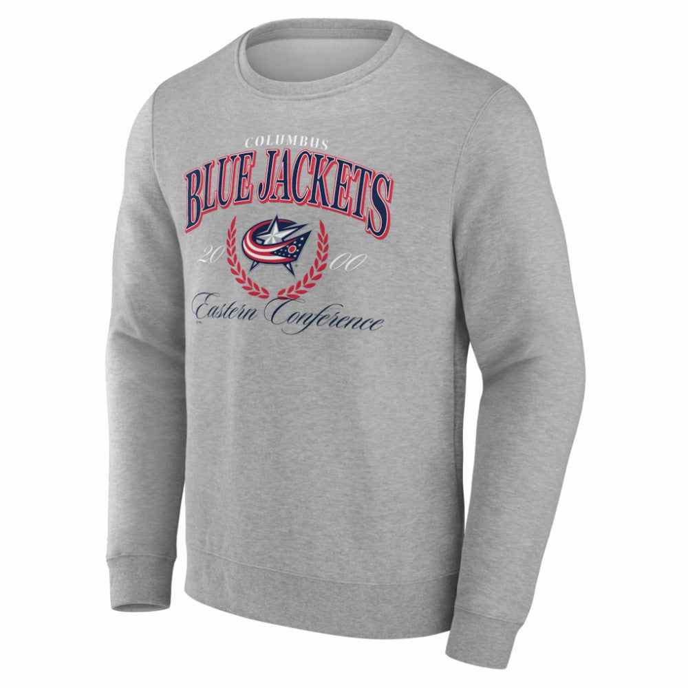 NHL Columbus Blue Jackets Reign Supreme Pullover Sweatshirt - Gray