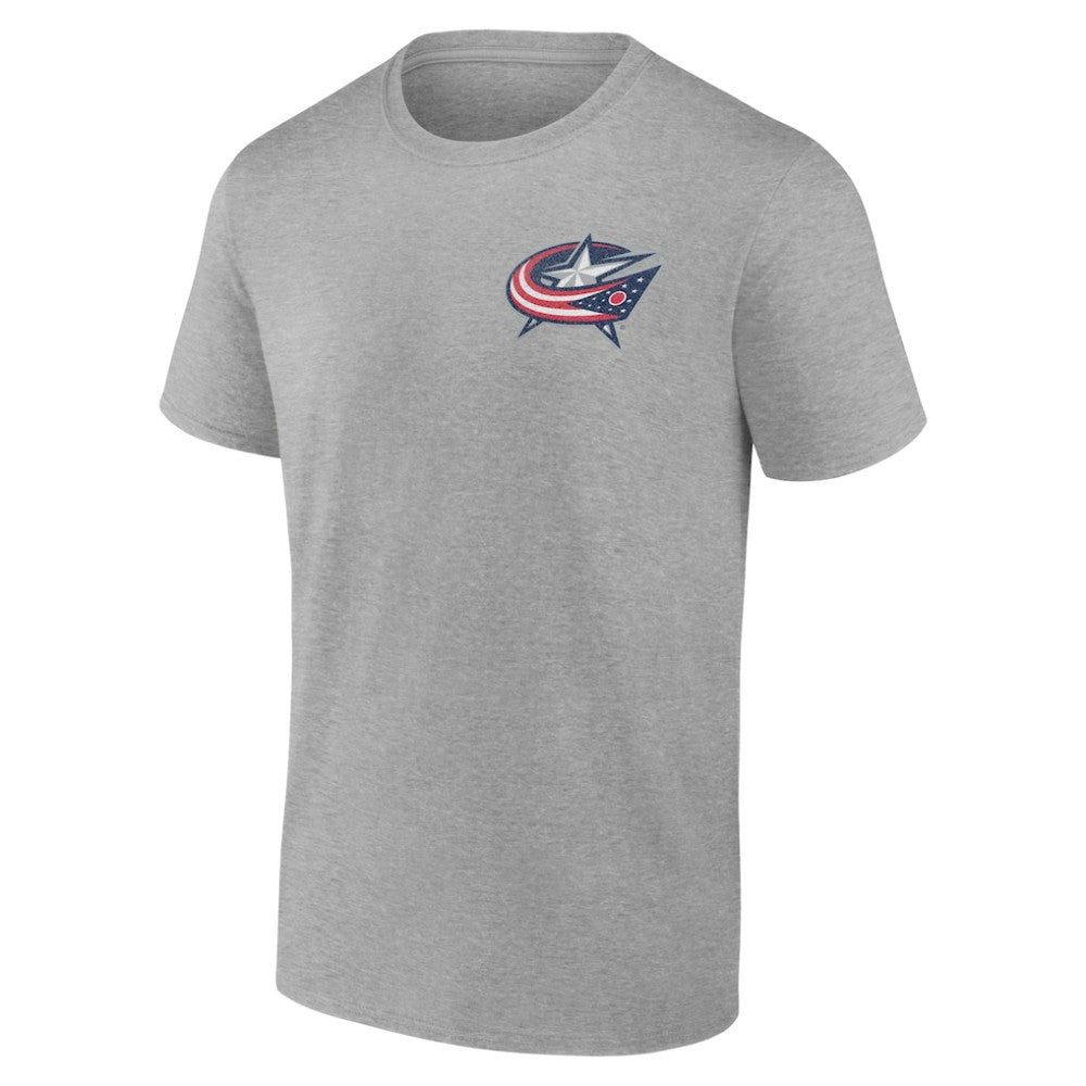 NHL Columbus Blue Jackets Glory Skates T-Shirt - Heather Gray