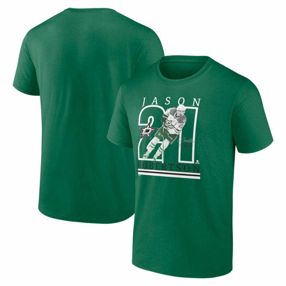 NHL Jason Robertson Dallas Stars Player Show T-Shirt - Kelly Green