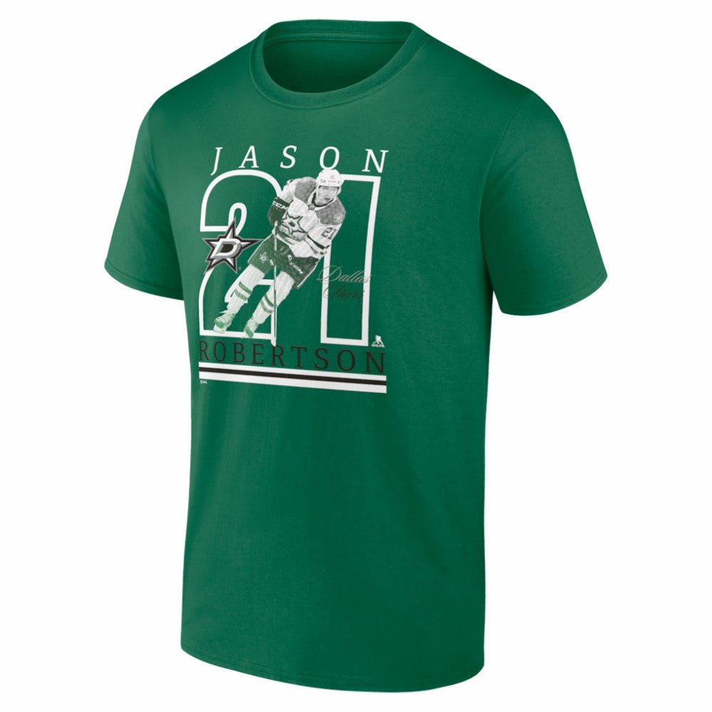NHL Jason Robertson Dallas Stars Player Show T-Shirt - Kelly Green