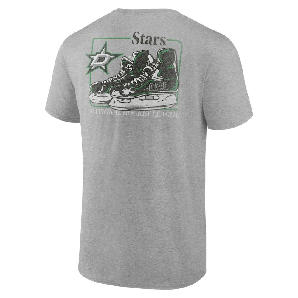 NHL Dallas Stars Glory Skates T-Shirt - Heather Gray