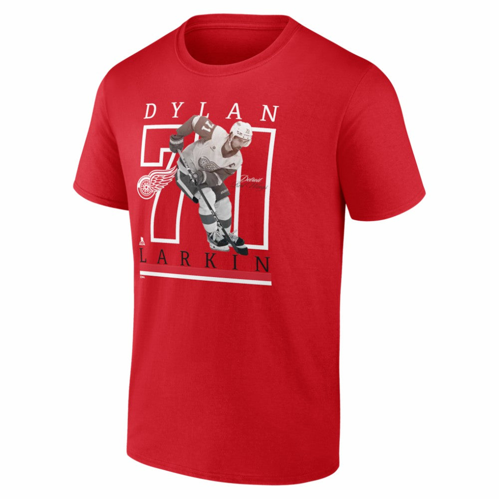 NHL Dylan Larkin Detroit Red Wings Player Show T-Shirt - Red