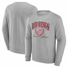 NHL Detroit Red Wings Reign Supreme Pullover Sweatshirt - Gray