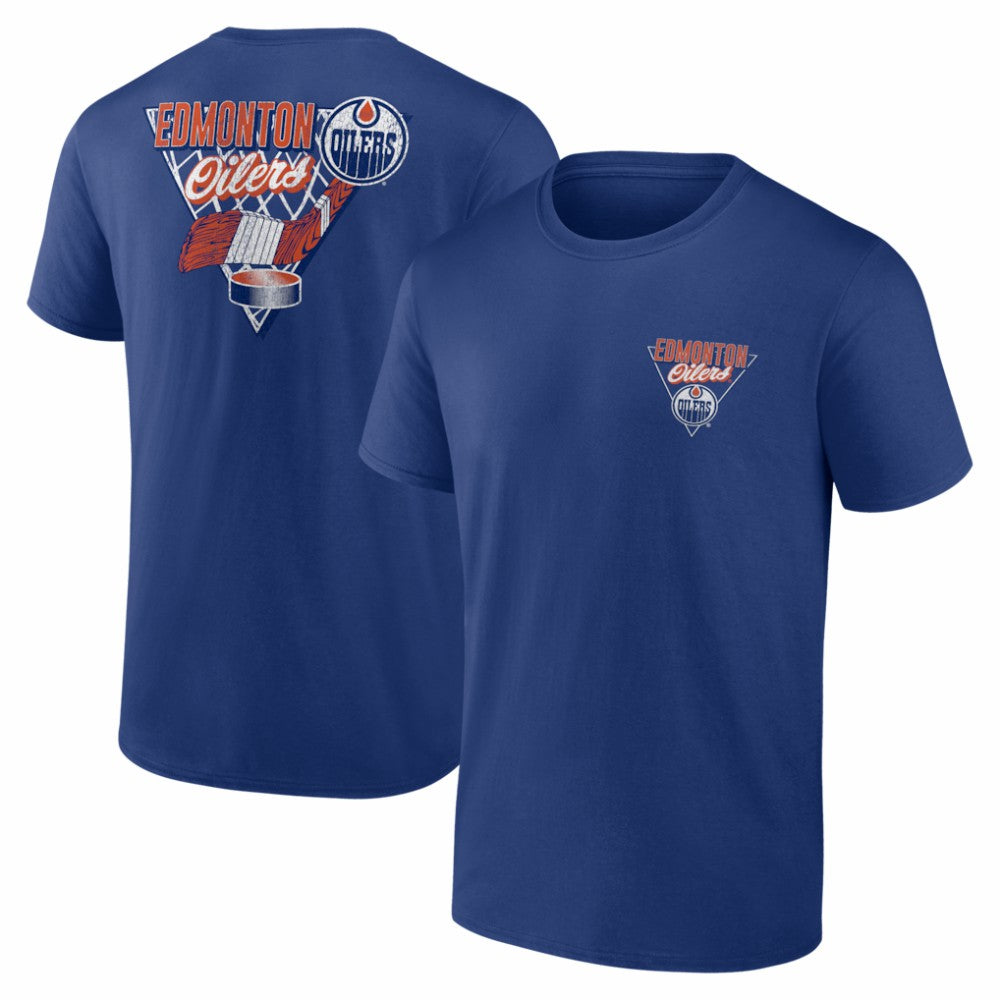 NHL Edmonton Oilers Net Slap T-Shirt - Royal