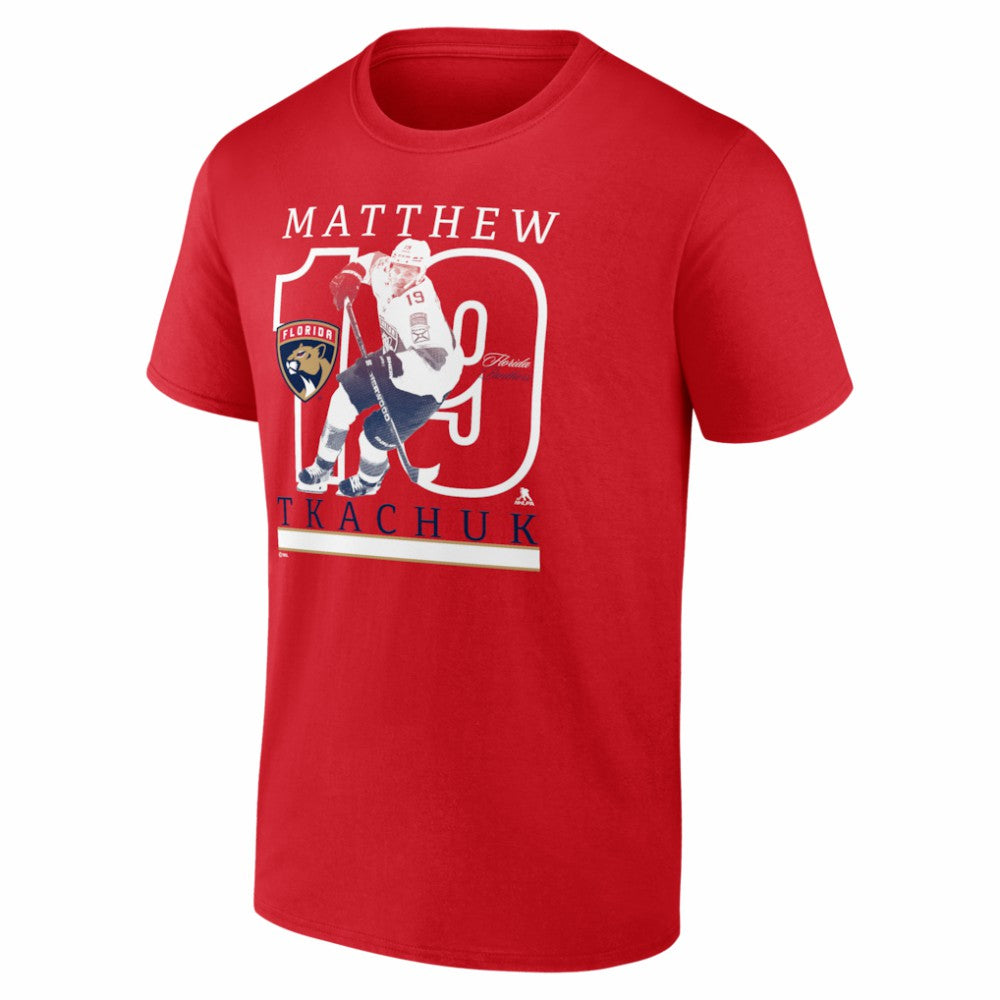 NHL Matthew Tkachuk Florida Panthers Player Show T-Shirt - Red