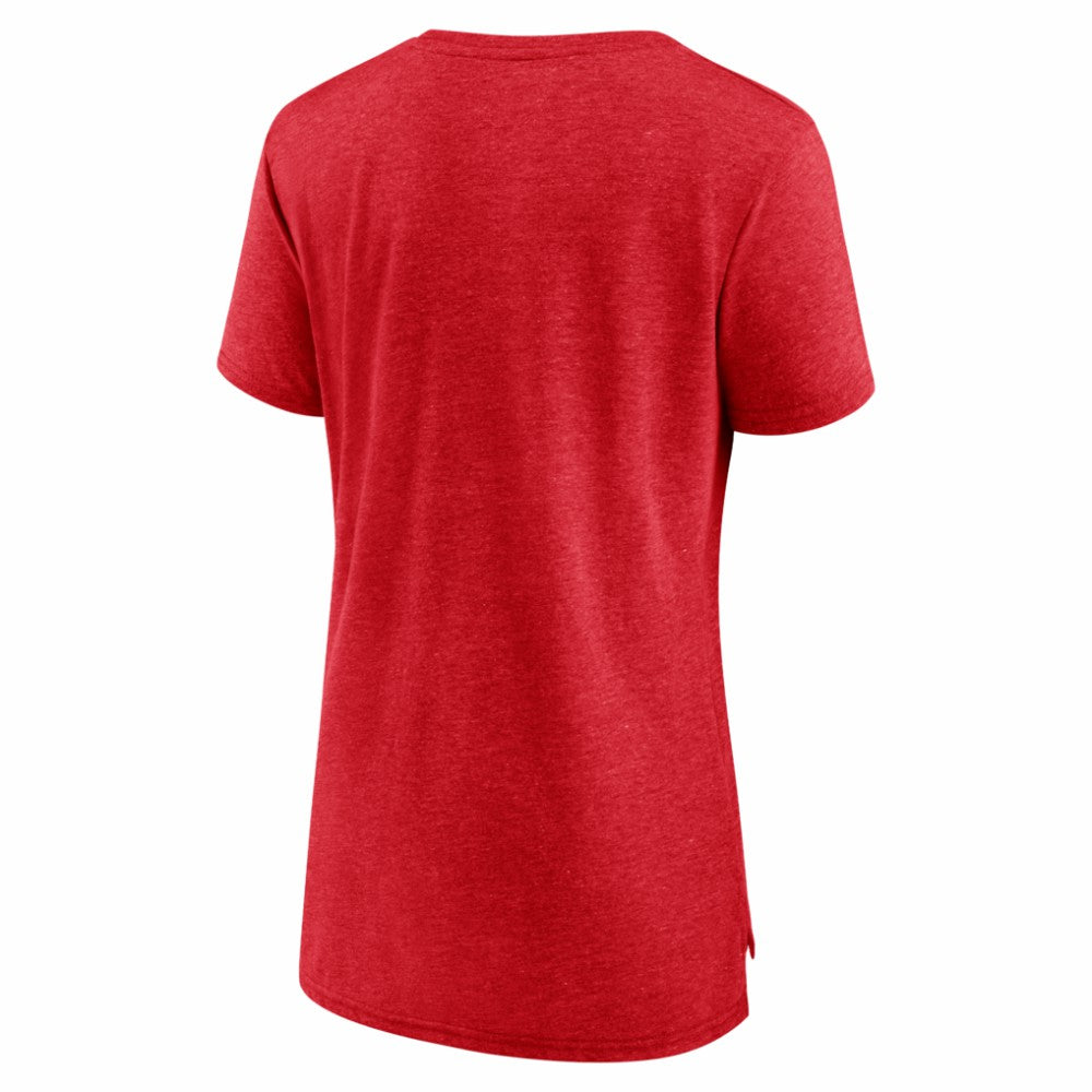 NHL Florida Panthers Women's Reign Supreme Tri-Blend T-Shirt - Red
