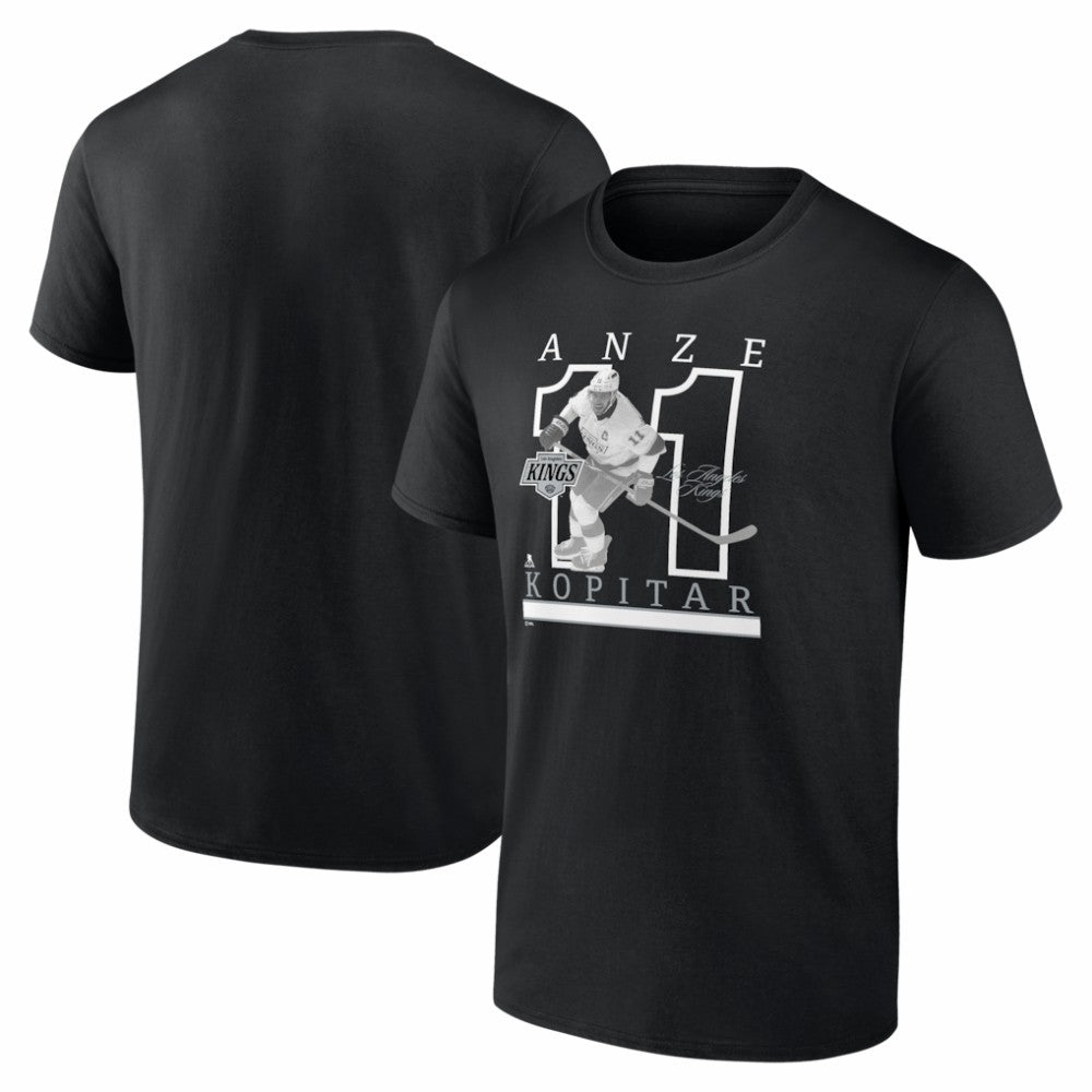 NHL Anze Kopitar Los Angeles Kings Player Show T-Shirt - Black