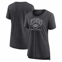 NHL Los Angeles Kings Women's Reign Supreme Tri-Blend T-Shirt - Gray
