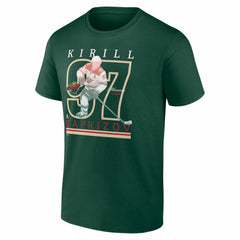 NHL Kirill Kaprizov Minnesota Wild Player Show T-Shirt - Green