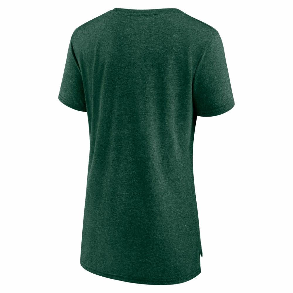 NHL Minnesota Wild Women's Reign Supreme Tri-Blend T-Shirt - Green