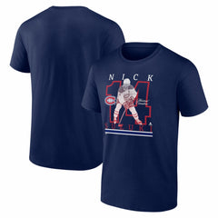 NHL Nick Suzuki Montreal Canadiens Player Show T-Shirt - Navy