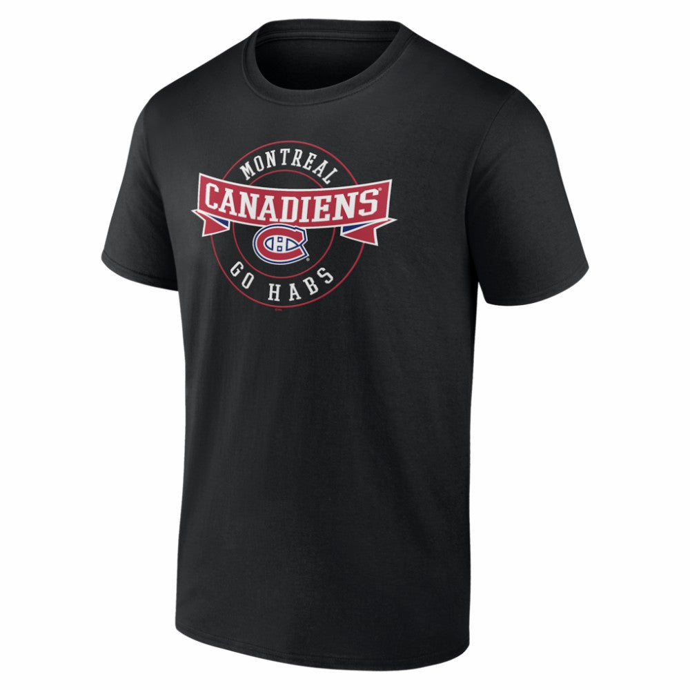 NHL Montreal Canadiens Honor Circle T-Shirt - Black