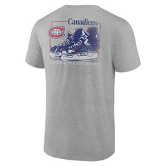 NHL Montreal Canadiens Glory Skates T-Shirt - Heather Gray