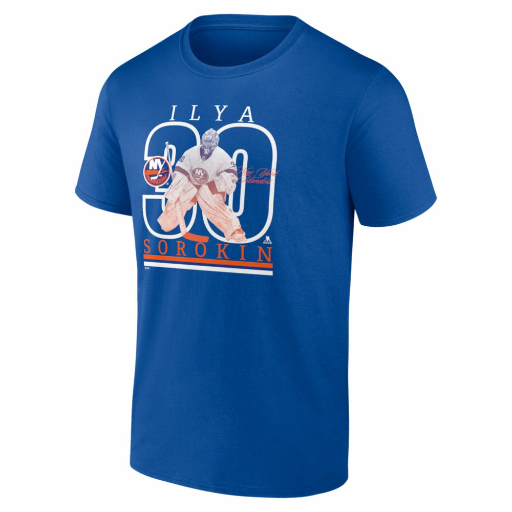 NHL Ilya Sorokin New York Islanders Player Show T-Shirt - Royal