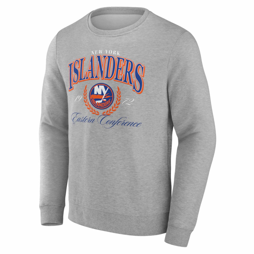 NHL New York Islanders Reign Supreme Pullover Sweatshirt - Gray