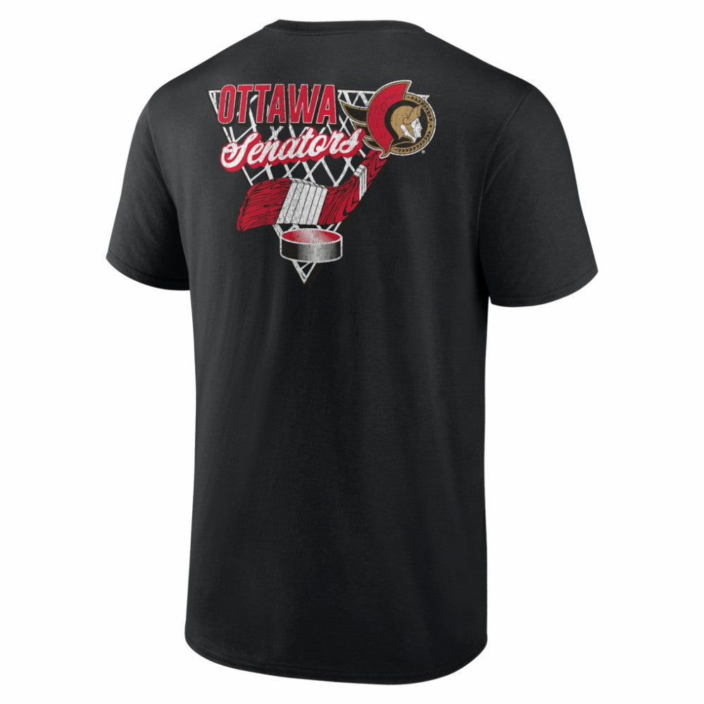NHL Ottawa Senators Net Slap T-Shirt - Black