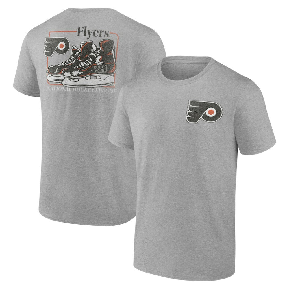 NHL Philadelphia Flyers Glory Skates T-Shirt - Heather Gray