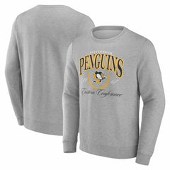 NHL Pittsburgh Penguins Reign Supreme Pullover Sweatshirt - Gray