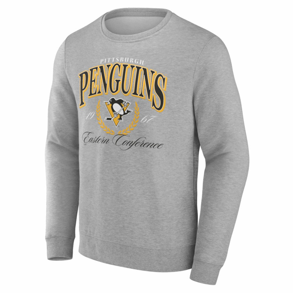NHL Pittsburgh Penguins Reign Supreme Pullover Sweatshirt - Gray