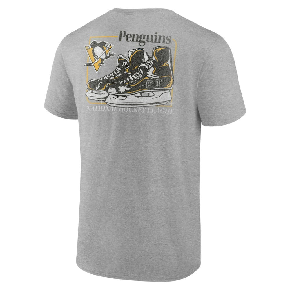 NHL Pittsburgh Penguins Glory Skates T-Shirt - Heather Gray
