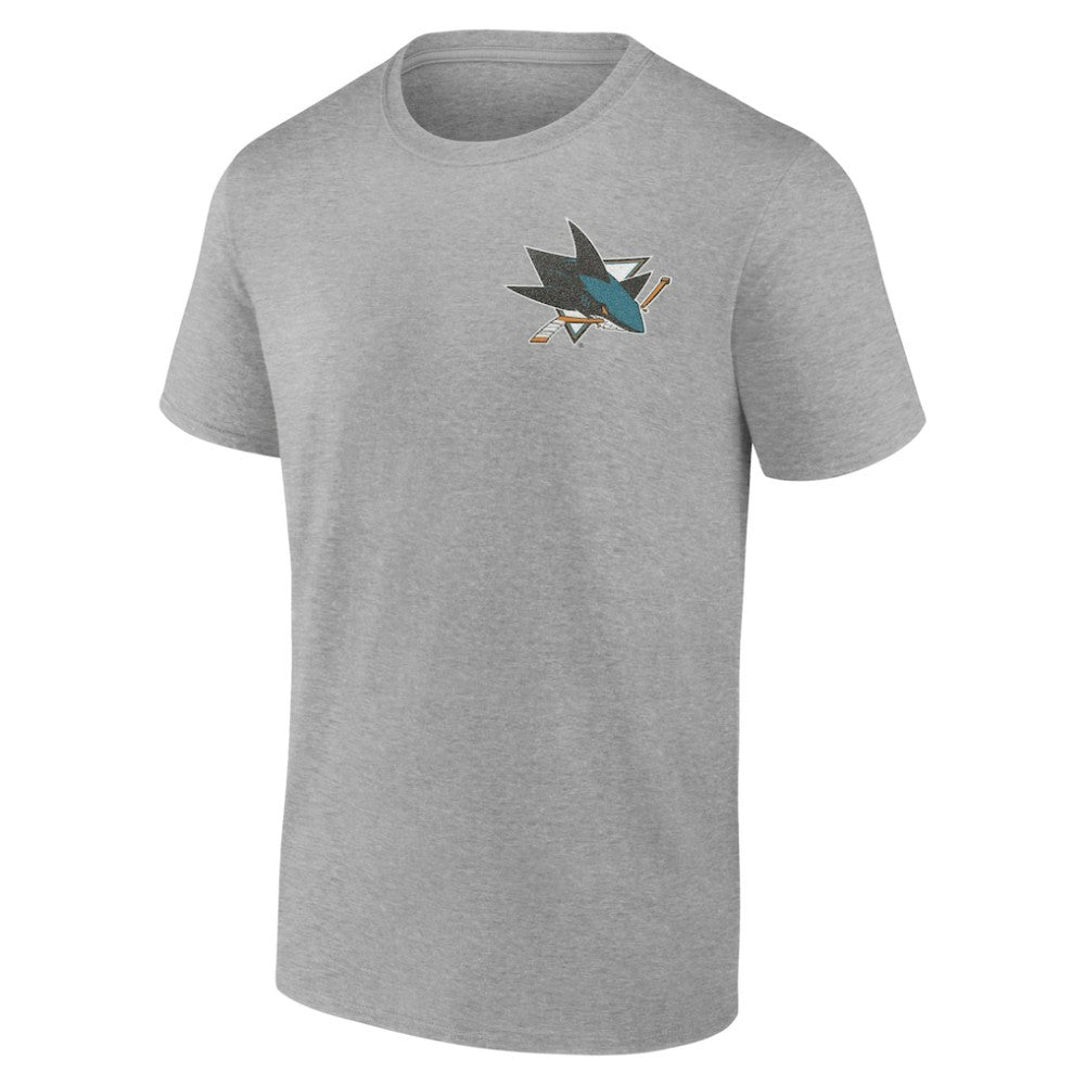 NHL San Jose Sharks Glory Skates T-Shirt - Heather Gray