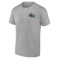 NHL San Jose Sharks Glory Skates T-Shirt - Heather Gray