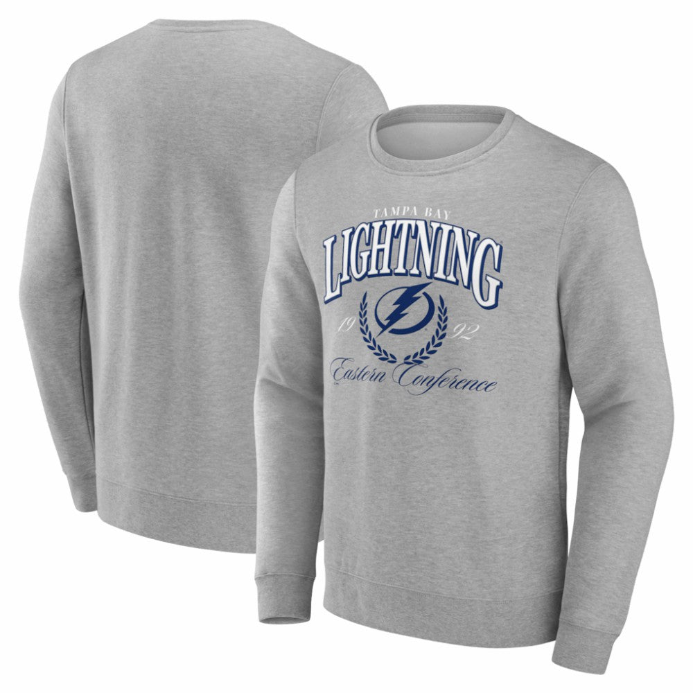 NHL Tampa Bay Lightning Reign Supreme Pullover Sweatshirt - Gray