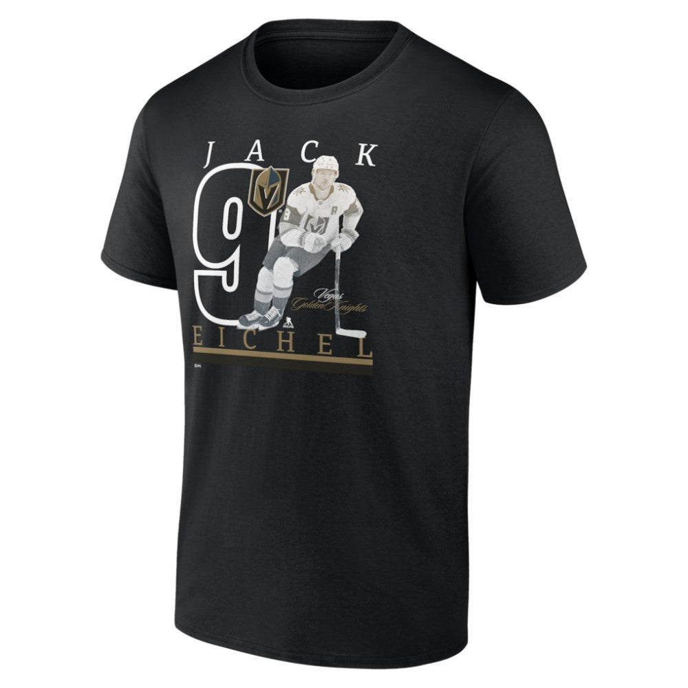 NHL Jack Eichel Vegas Golden Knights Player Show T-Shirt - Black