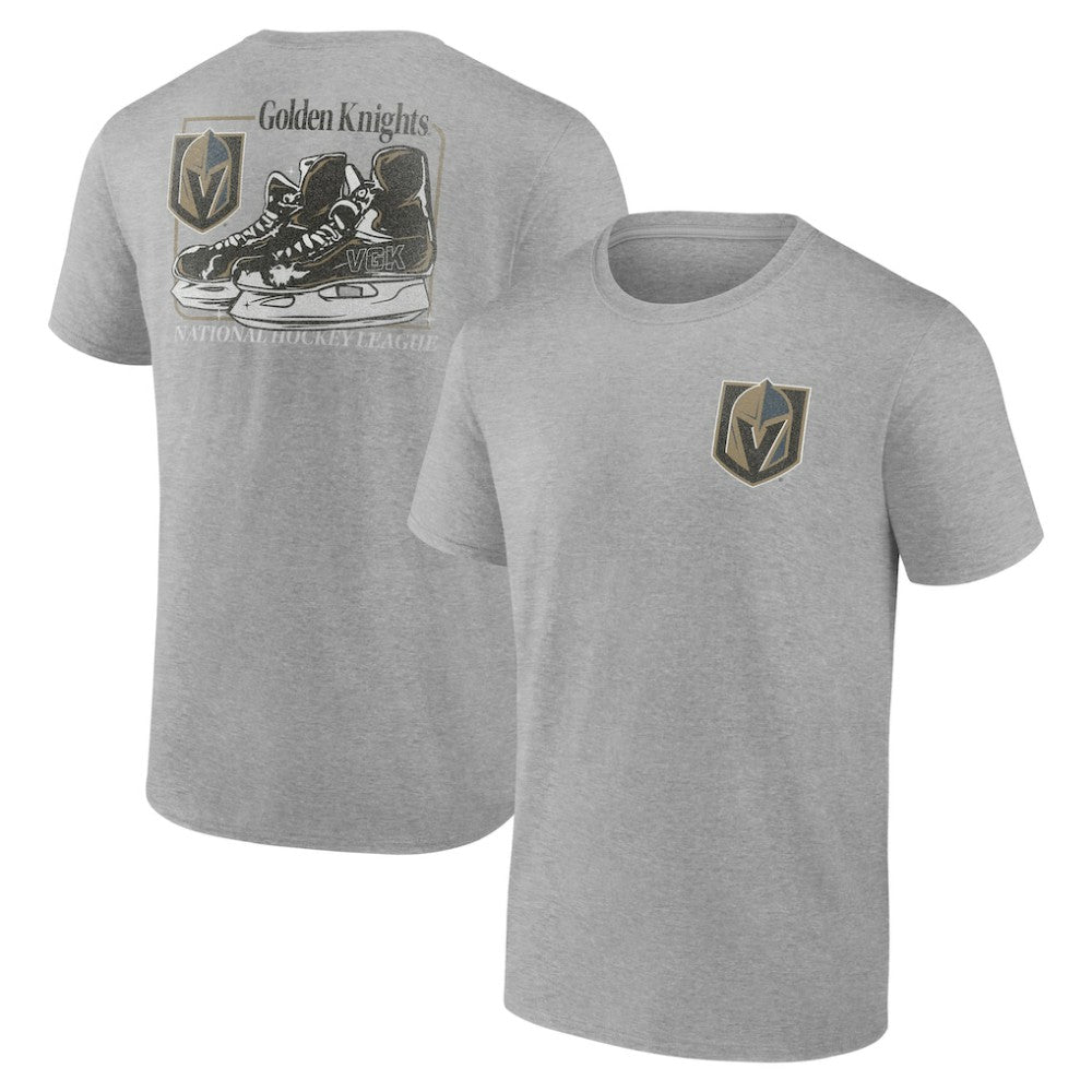 NHL Vegas Golden Knights Glory Skates T-Shirt - Heather Gray