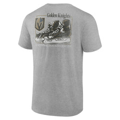 NHL Vegas Golden Knights Glory Skates T-Shirt - Heather Gray