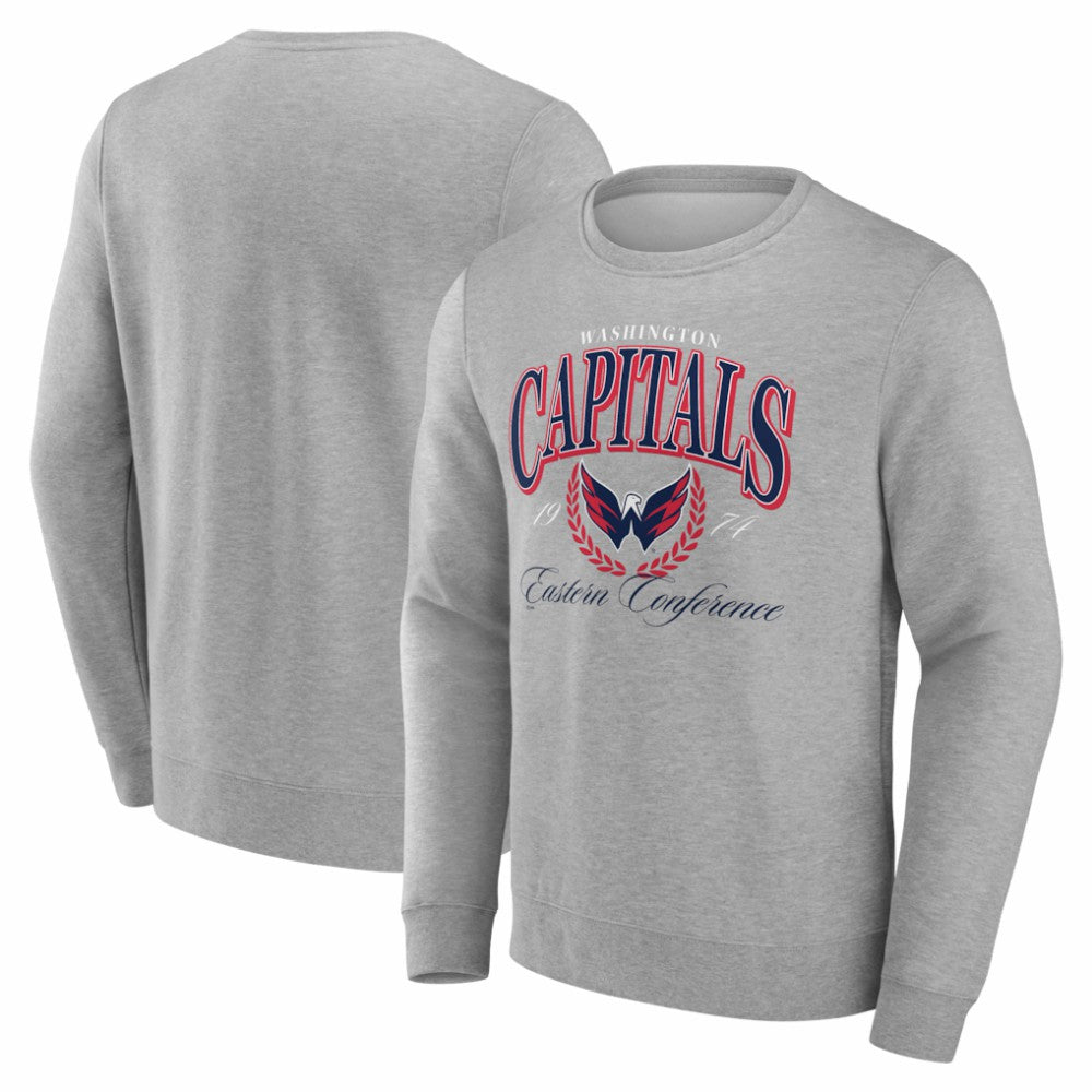 NHL Washington Capitals Reign Supreme Pullover Sweatshirt - Gray
