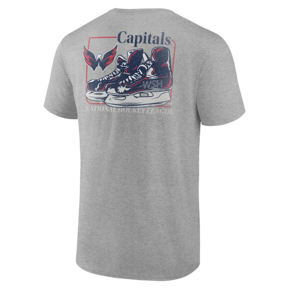 NHL Washington Capitals Glory Skates T-Shirt - Heather Gray