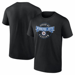 NHL Winnipeg Jets Honor Circle T-Shirt - Black