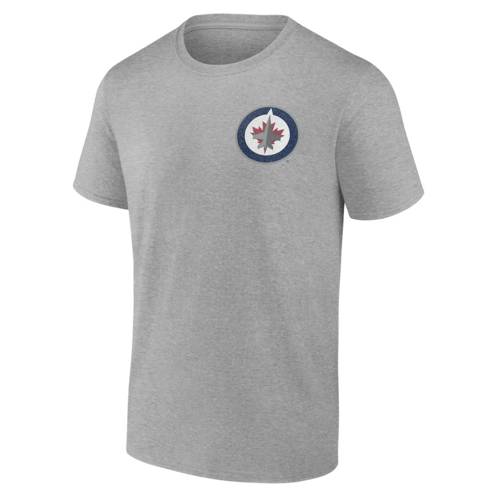 NHL Winnipeg Jets Glory Skates T-Shirt - Heather Gray