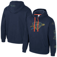 Oklahoma City Thunder Stadium Essentials Unisex Elementized Pullover Hoodie Navy
