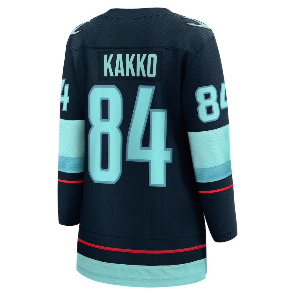 NHL Kaapo Kakko Seattle Kraken Fanatics Women's Home Breakaway Player Jersey - Deep Sea Blue