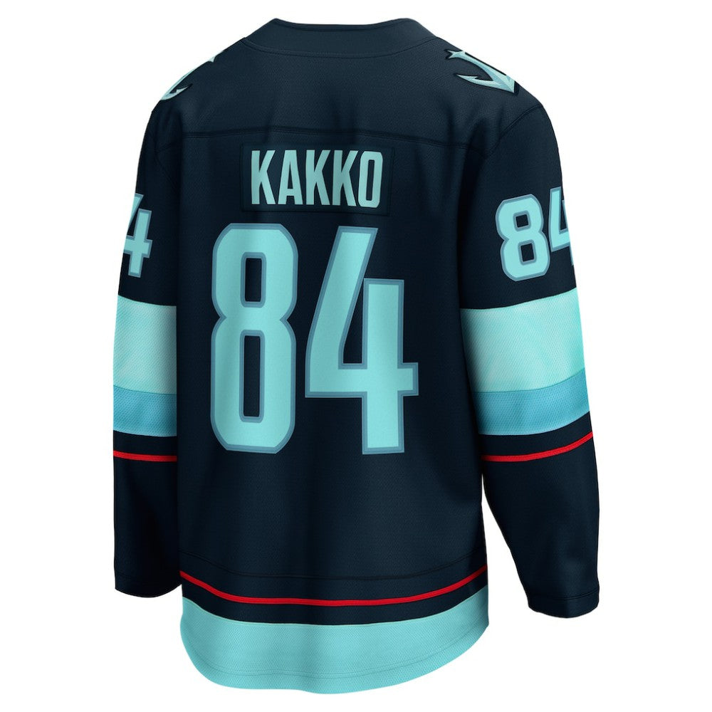 NHL Kaapo Kakko Seattle Kraken Fanatics Home Breakaway Player Jersey - Deep Sea Blue