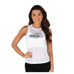 Pittsburgh Pirates Concepts Sport Women's Infuse Slub Tank Top - White Tanks