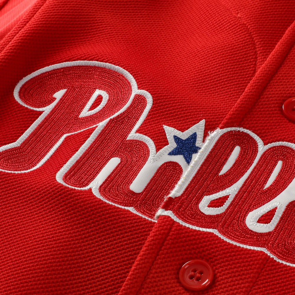 Ryan Howard Philadelphia Phillies Mitchell & Ness Cooperstown Collection Batting Practice Jersey – Red Jerseys