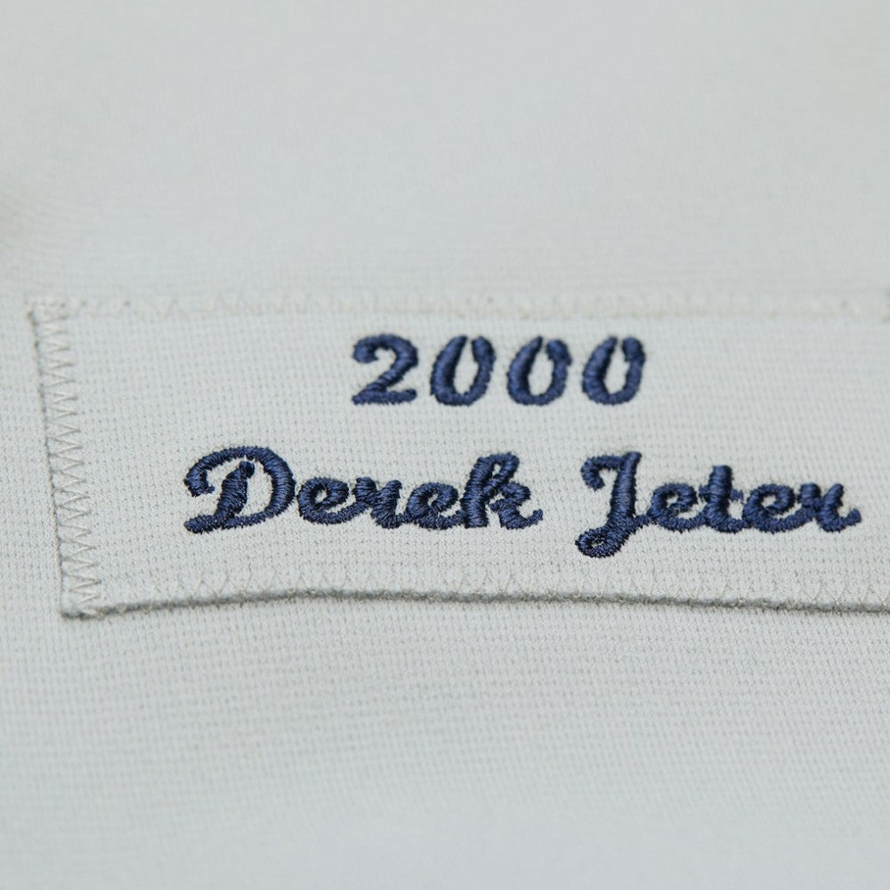 Derek Jeter New York Yankees Mitchell & Ness Cooperstown Collection 2000 World Series Authentic Jersey - Gray Jerseys